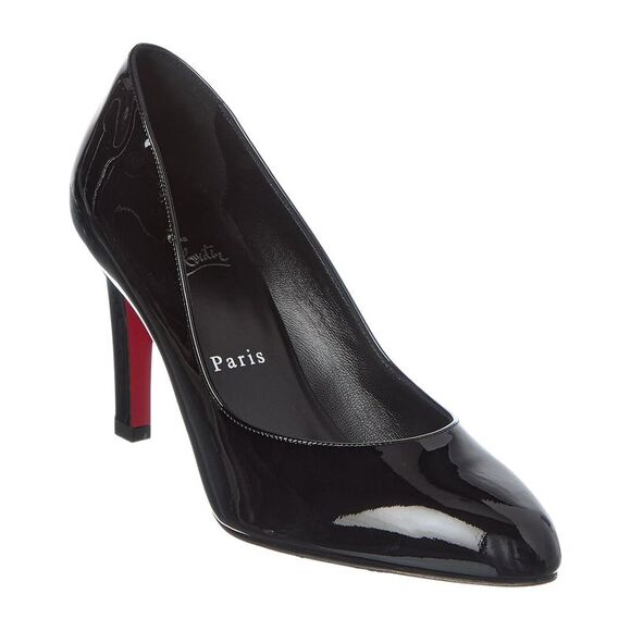 Christian Louboutin Fannylove 85 Patent Pump Black